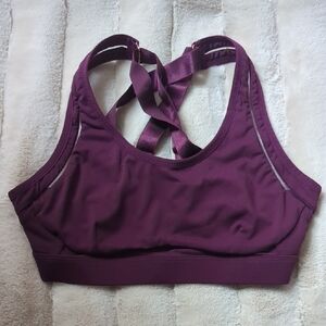 Fabletics Deep Purple Sports Bra